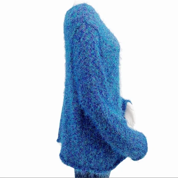 Fuzzy Cozy Multi-Colored Sweater - Picture 4 of 12